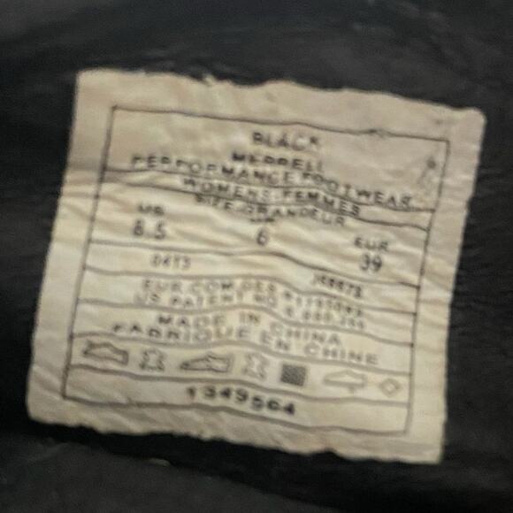 MERRELL Womens 8.5 Black Slip on Clogs - Picture 8 of 8